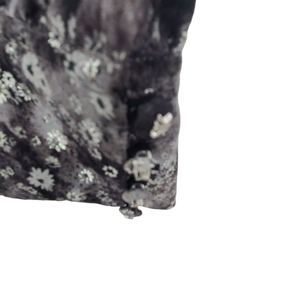 The Kooples Paris Women's Long Sleeve Button Down Floral Ruffle Blouse Size M - Picture 6 of 15